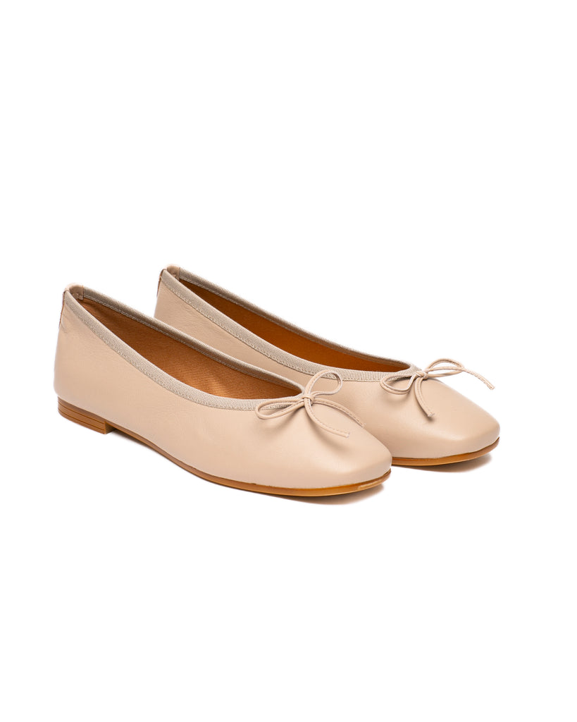Ballerina nappa taupe